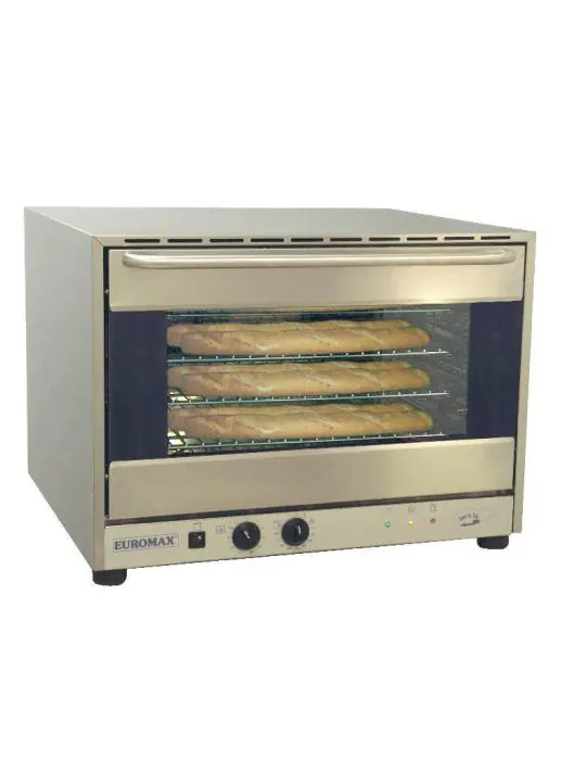 Heteluchtoven met grill - Bakery 60x40 CM - 4 Roosters - Euromax - 10905BLG 10905BLG €1,745.00 Heteluchtovens