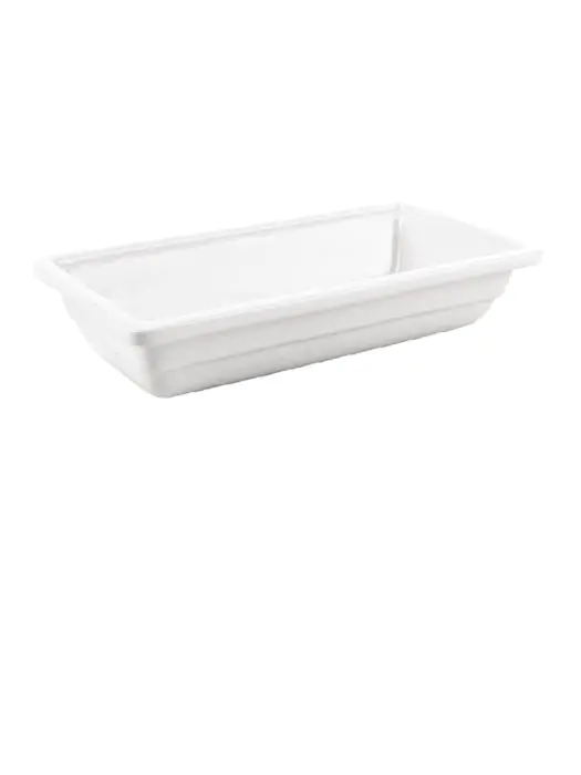 Gastronormbak - 1/3 GN - Wit - H 6.5 x 32.5 x 18.5 CM - Porselein - Olympia - U810 U810 €28.00 Schaaltjes en potjes