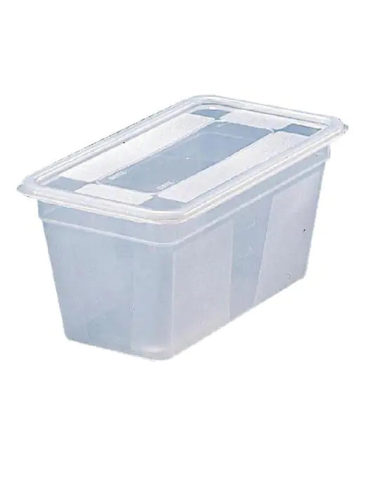 Voedseldoos - 1/3 GN - 5 Liter - 5 stuks - H 15 x 32.5 x 17.6 CM - Matfer Bourgeat - P849 P849 €70.65 GN bakken plastic