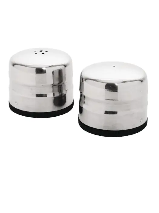 Zout- & peperstrooier - 0.14 Liter - Ø 7 x H 6 CM - RVS - Olympia - P044 P044 €3.89 Peper & zout