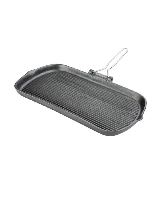 Grillpan - H 3.7 x 22.9 x 38.1 CM - Gietijzer - Vogue - K417 K417 €25.56 Losse grill/bakplaten