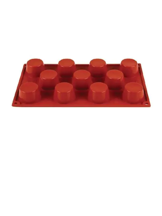 Bakvorm - 11 mini-muffins - 1/3 GN - Ø 5 x H 2.8 CM - Silicone - Pavoni - N934 N934 €13.59 Bakmatten