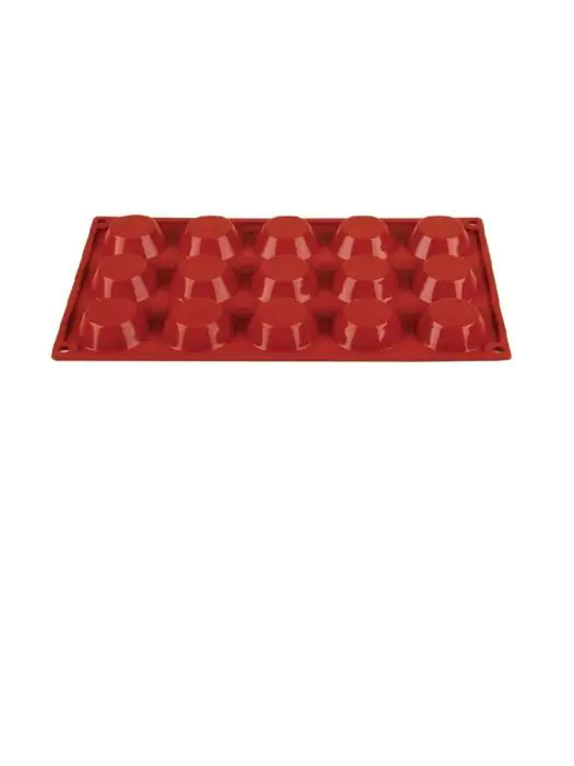 Bakvorm - 15 taartjes - 1/3 GN - Ø 5 x H 1.5 CM - Silicone - Pavoni - N935 N935 €13.59 Bakmatten