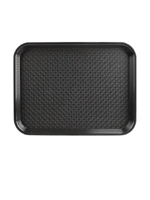 Dienblad - Zwart - H 2 x 45 x 35 CM - Polypropyleen - Olympia - P507 P507 €4.29 Buffetdienbladen