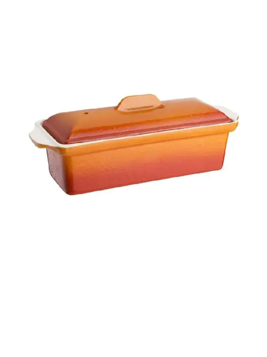 Patévorm - 1.7 Liter - Oranje - H 12 x 34 x 10.5 CM - Gietijzer - Vogue - W456 W456 €36.45 Ovenschalen