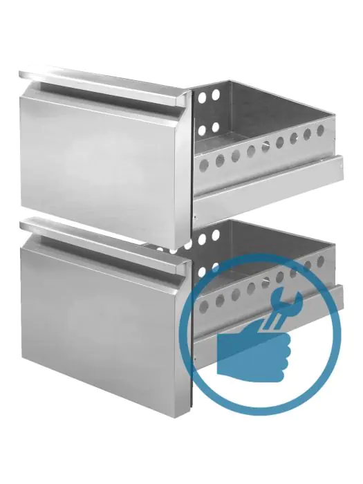 Laden Unit Voor Koelwerkbank - RVS - G-Line HW-061044 €369.00 Overige