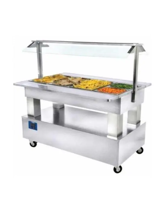 Warm Buffet - 4 x 1/1 GN - Wit hout - H 137 x 144 x 66 CM - Diamond - BBM/4N-A1 BBM/4N-A1 €2,784.69 Warmhoudbuffetten