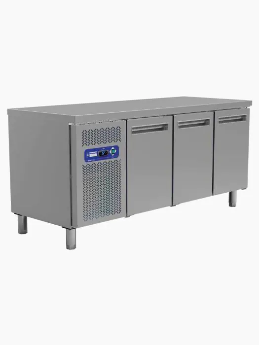 Koelwerkbank - 3 Deuren - Geventileerd - Motor links - BMIV20/TP - Diamond - BMIV20/TP BMIV20/TP €1,856.25 Koelwerkbanken