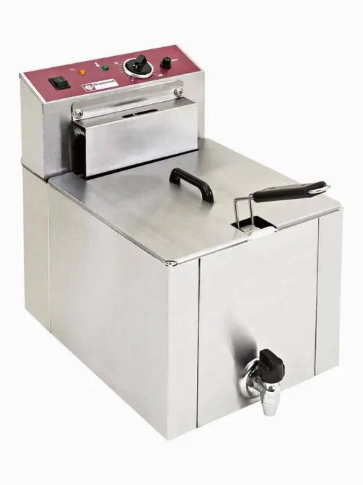 Friteuse - 12 Liter - Elektrisch - Aftapkraan - Tafelmodel - Diamond - F12TR/SP F12TR/SP €487.50 Friteuses 400 volt