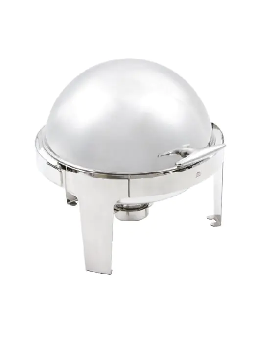 Chafing dish - Rolltop - 6 Liter - Zilver - H 45 x 52 x 48 CM - RVS - Olympia - U009 U009 €112.32 Chafing dish roll-top