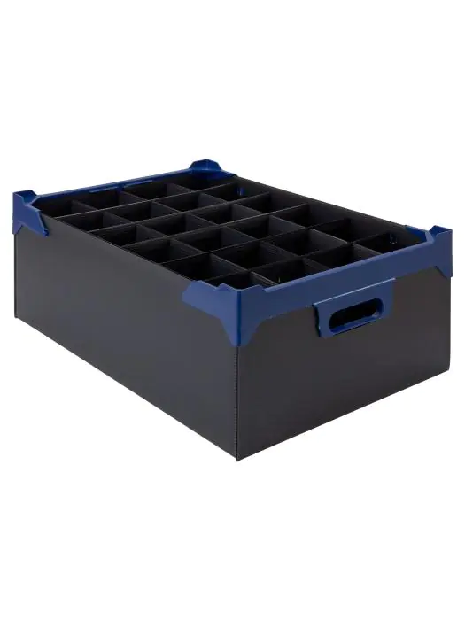 Glaswarendoos - 24 glazen - 5 Stuks - 50 x 34.5 x 16.5 CM - Bar Professional - GWBXL24 GWBXL24 €152.00 Glasservies
