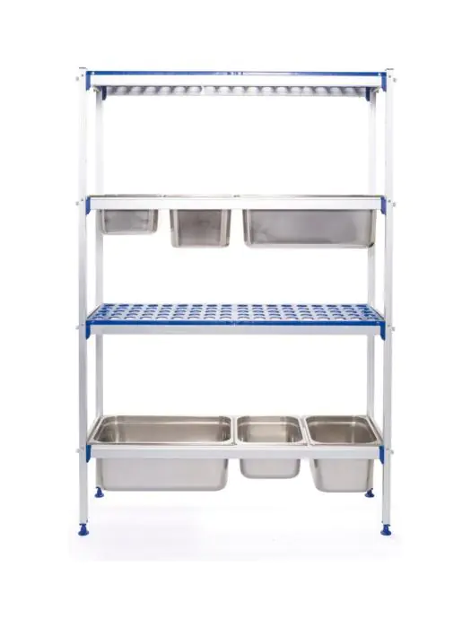 Aluminium Opbergrek - 1/1 GN - 112 X 35.5 CM - Hendi - 812266 812266 €199.04 Accessoires Koel/Vriescellen