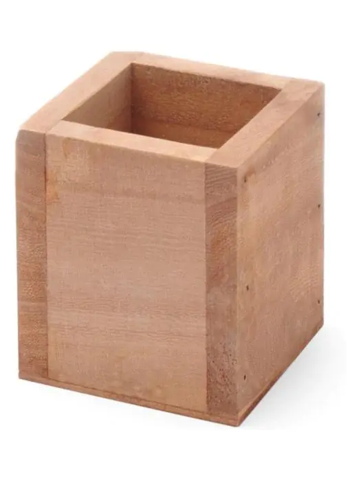 Bestek kistje - Hout - 80x80x95 mm - Hendi - 664186 664186 €6.25 Bestek