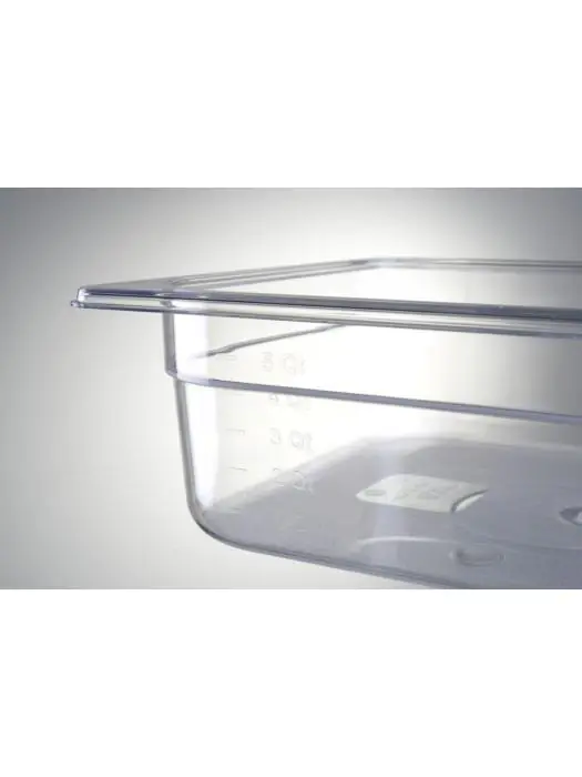 Gastronormbak 1/2 - Polycarbonaat - H 10 X 26.5 X 32.5 CM - Hendi - 861424 861424 €8.95 GN bakken plastic