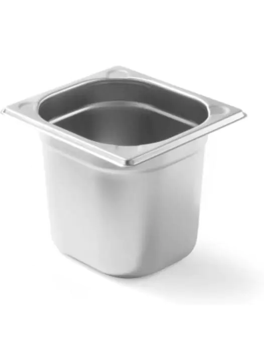 Gastronormbak - 1/6 GN - 2.4 Liter - H 14.9 x 17.5 x 16 CM - Hendi - 806647 H806647 €6.85 Gastronorm bakken