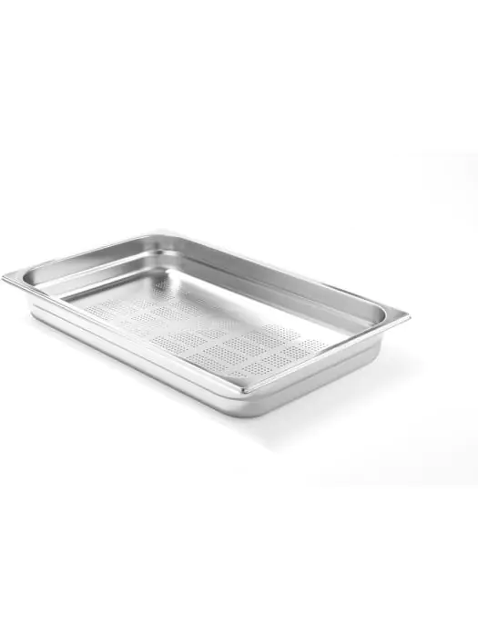 Gastronormbak - 1/1 GN - 28 Liter - Geperforeerd - H 20.5 x 32.4 x 53.2 CM - Hendi - 802205 H802205 €58.67 Gastronorm bakken
