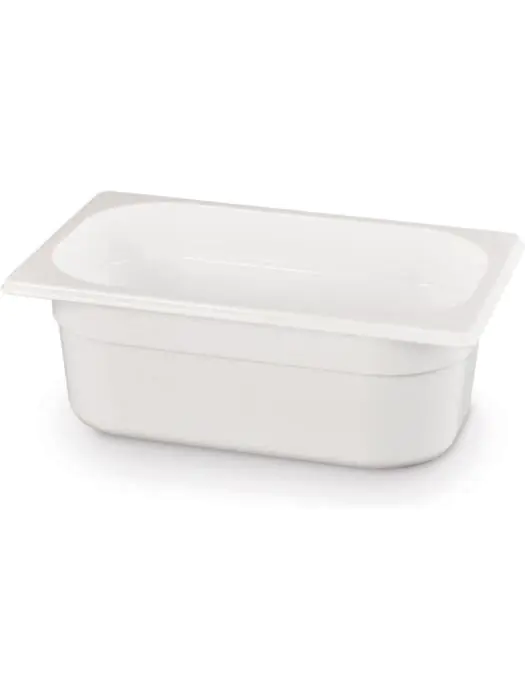 Container - 1/4 GN - 2.8 Liter - Wit - H 10 x 15.9 x 26.2 CM - Hendi - 862674 H862674 €6.95 GN bakken plastic