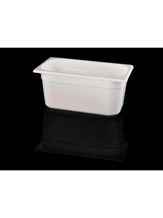Container - 1/3 GN - 5.7 Liter - Wit - H 15 x 32.5 x 17.4 CM - Hendi - 862568 H862568 €9.95 GN bakken plastic