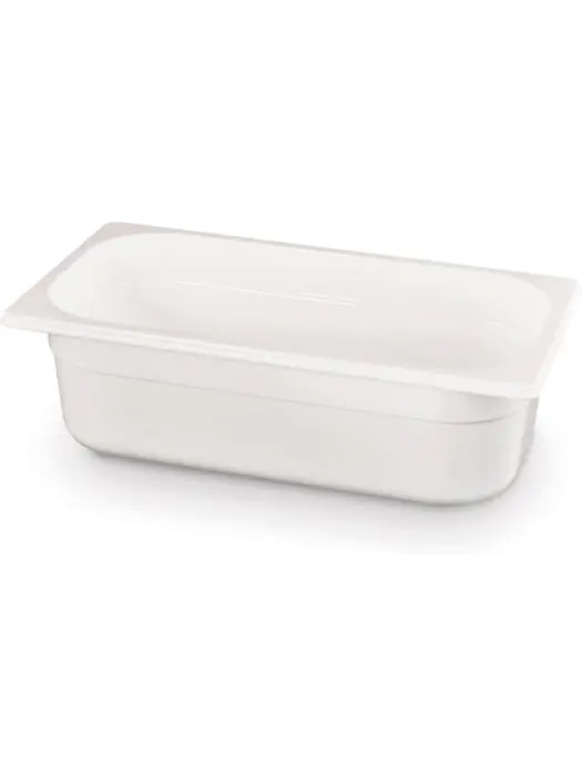 Container - 1/3 GN - 4 Liter - Wit - H 9.8 x 32.4 x 17.4 CM - Hendi - 862575 H862575 €7.75 GN bakken plastic
