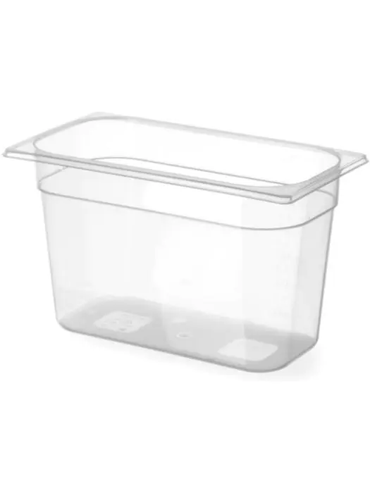 Container - 1/3 GN - 7.8 Liter - Transparant - H 19.5 x 17 x 32 CM - Hendi - 880203 H880203 €7.45 GN bakken plastic