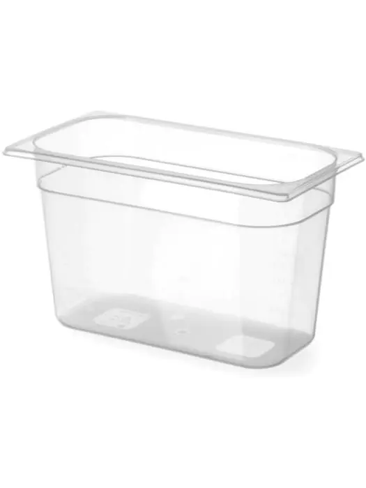Container - 1/3 GN - 5.7 Liter - Transparant - H 14.7 x 17 x 32 CM - Hendi - 880210 H880210 €6.20 GN bakken plastic