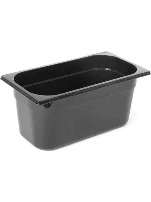 Container - 1/3 GN - 5.7 Liter - Zwart - H 14.7 x 17.4 x 32.3 CM - Hendi - 862513 H862513 €9.95 GN bakken zwart