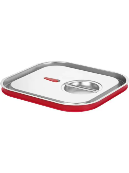 Deksel GN-Containers - Met Siliconenrand - H 2.6 x 30.5 x 33.4 CM - Hendi - 807613 H807613 €20.88 GN deksels rvs