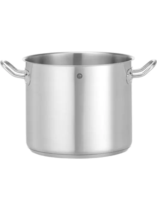 Kookpan - Hoog - Zonder Deksel - 9 Liter - H 20.4 x Ø 24 CM - Hendi - 837771 H837771 €26.19 Kookpan
