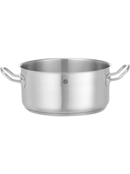 Kookpan - Laag - Zonder Deksel - 4.9 Liter - H 11.9 x Ø 24 CM - Hendi - 837665 H837665 €22.55 Kookpan