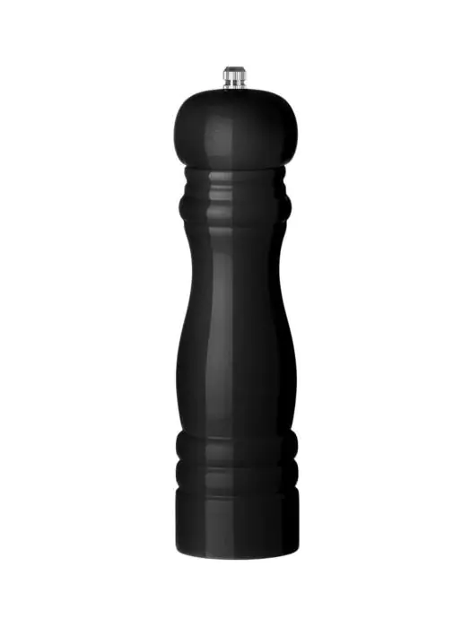 Pepermolen - Hout - Zwart - H 21.5 x Ø 5.5 CM - Hendi - 469569 H469569 €10.50 Peper & zout