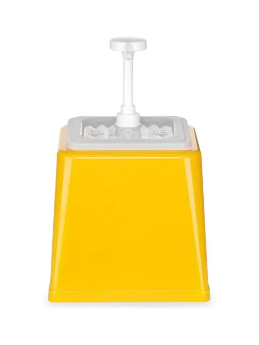 Sausdispenser - Met Pomp - 2.5 Liter - Geel - H 32.7 x 21 x 22.4 CM - Hendi - 203538 H203538 €17.22 Knijpflacons