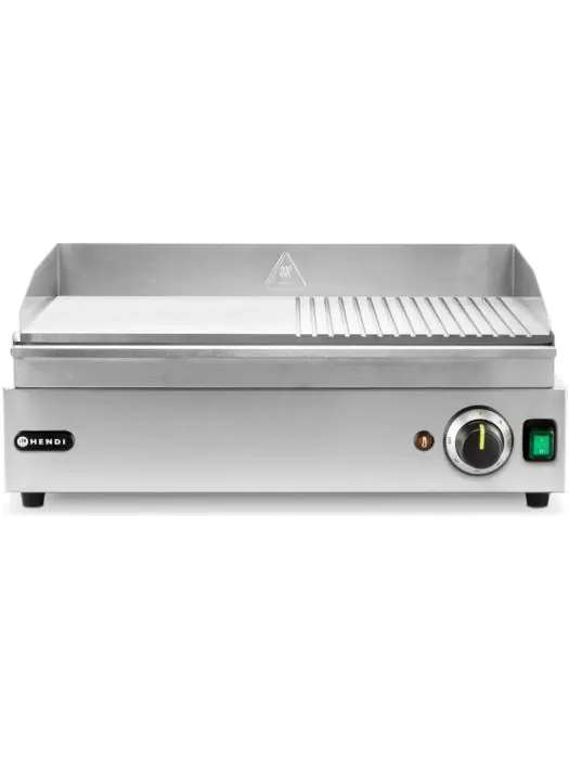 Bakplaat - Half Geribbeld - H 23.2 x 52.6 x 44.4 CM - Hendi - 154946 H154946 €254.00 Bakken, Grillen & Frituren