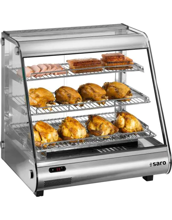 Warmhoudvitrine - 120 Liter - 230V - H 70 x B 68 x D 58 CM - Saro - 330-1050 330-1050 €516.00 Warmhoudvitrine