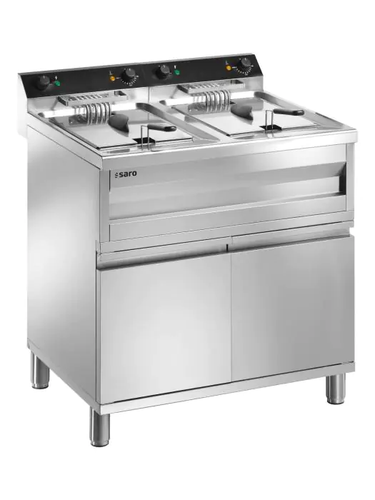 Friteuse - 2x12 Liter - 400V - H 95 x B 80 x D 70 CM - Saro - 172-4055 172-4055 €1,503.25 Friteuses 400 volt