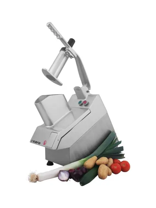 Groentesnijmachine - RVS - 230V - H 54.5 x B 31.5 x D 66 CM - Saro - 418-1040 418-1040 €623.00 Groentesnijmachine / cutter