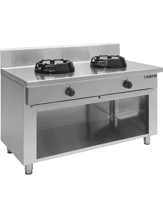 Wokbrander - RVS - H 85 x B 140 x D 70 CM - Saro - 423-2045 423-2045 €2,738.00 Wokbranders