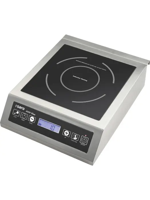 Kookplaat - Inductie - RVS - 230V - H 9.8 x B 32.7 x D 42 CM - Saro - 360-1020 360-1020 €177.32 Inductie kookplaat