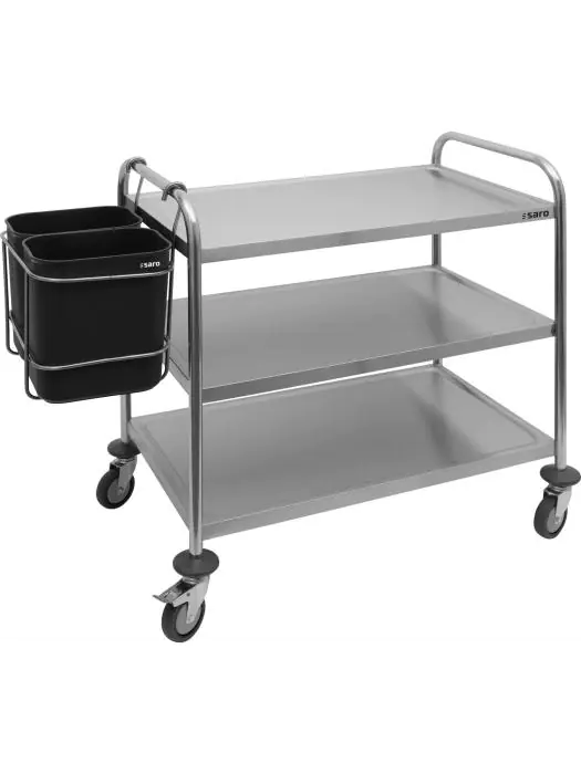 Afvalverzamel Bakken - RVS - 2x8 Liter - H 45 x B 43 x D 30 CM - Saro - 213-4108 213-4108 €70.00 Afvalbakken