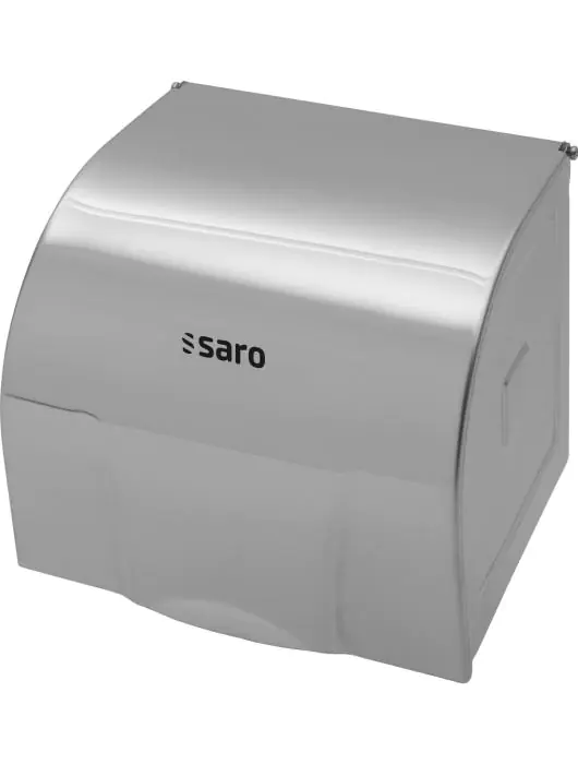 Toiletpapierhouder - RVS - H 12 x B 12.5 x D 12 CM - Saro - 298-1030 298-1030 €22.00 Papier dispenser