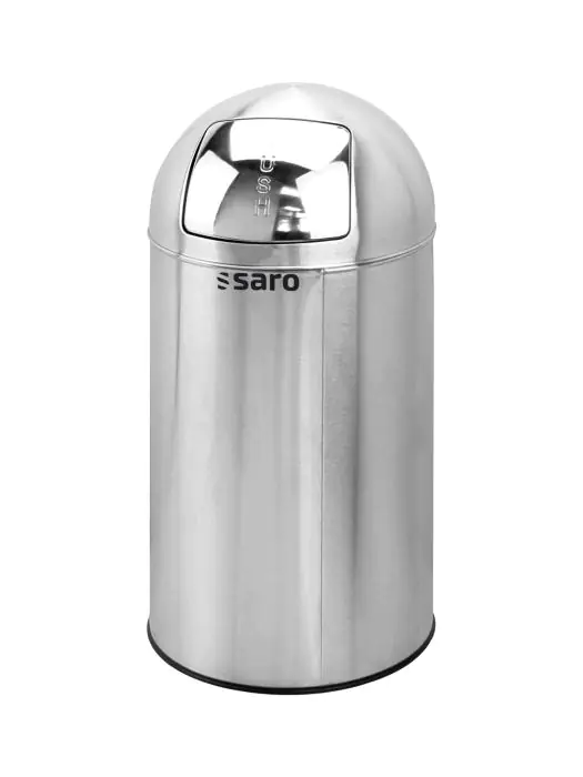 Afvalbak - RVS - 35 Liter - H 75 x B 35 x D 35 CM - Saro - 399-1024 399-1024 €88.00 Afvalbakken