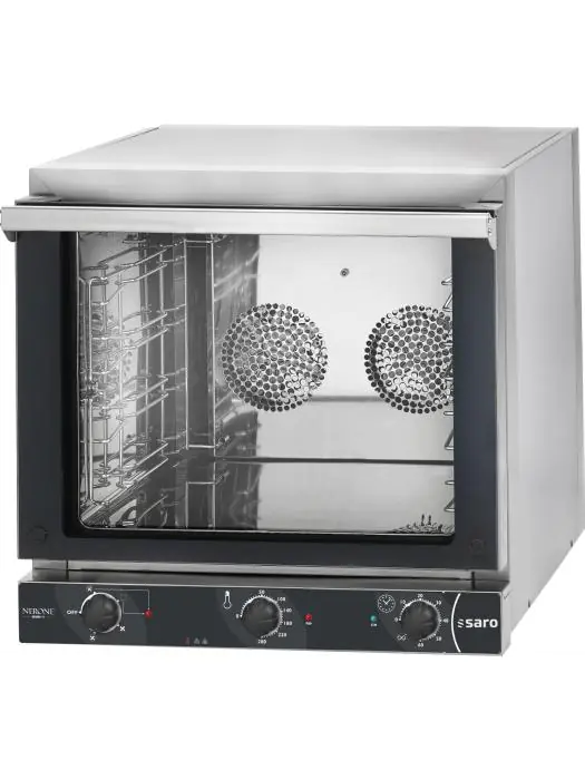 Hetelucht oven - RVS - 230V - H 58 x B 58.9 x D 66 CM - Saro - 455-1100 455-1100 €768.00 Heteluchtovens