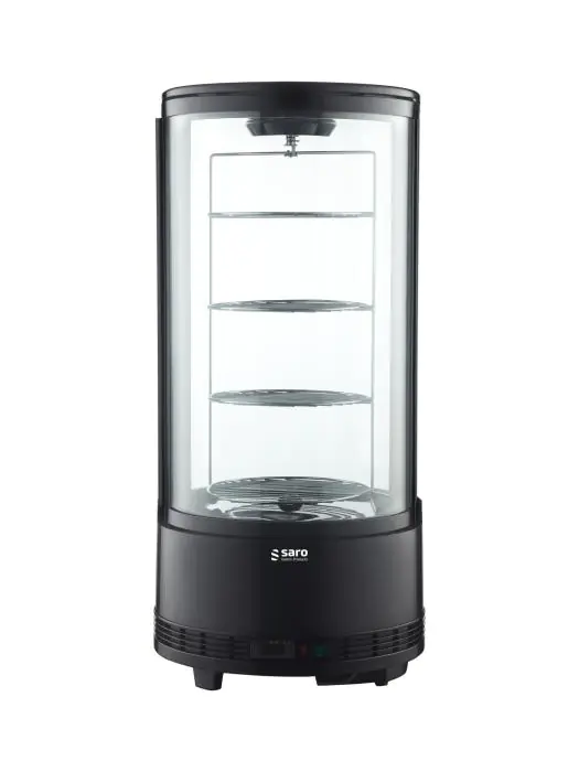 Taartvitrine - Digitale Temperatuurregeling - RVS - 76 Liter - 220-240V - H 106 x B 50.4 x D 50.4 CM - Saro - 330-3280 330-3280 €1,792.00 Gebaksvitrine