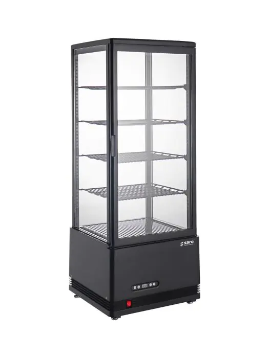 Koelvitrine - Digitale Temperatuurregeling - Kunststof - 78 Liter - 230V - H 116.6 x B 45.2 x D 40.6 CM - Saro - 330-3013 330-3013 €419.00 Koelvitrine