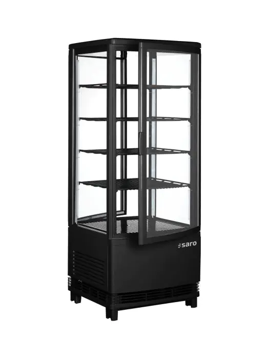 Koelvitrine - Digitale Temperatuurregeling - Kunststof - 98 Liter - 230V - H 108 x B 42.5 x D 42.9 CM - Saro - 330-1015 330-1015 €472.00 Koelvitrine