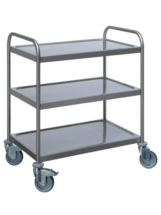 Serveerwagen - RVS - H 97 x B 87 x D 57.5 CM - Saro - 487-2005 487-2005 €342.00 Serveerwagens