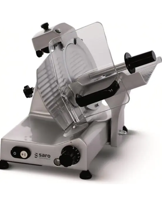 Snijmachine - Elektrisch - RVS - 230V - H 44 x B 46.5 x D 34 CM - Saro - 477-1110 477-1110 €1,139.00 Vlees / kaassnijmachines