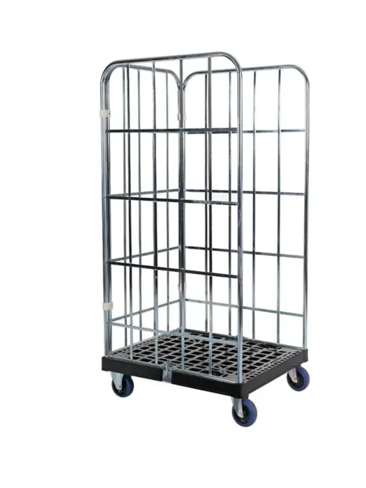 Trolley - Zwart - RVS - H 167.8 x B 68.2 x D 81.5 CM - Saro - 174-3100 174-3100 €263.00 Transportwagens