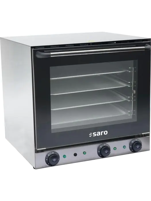 Hetelucht oven - RVS - 220-240V - H 57 x B 59.5 x D 59.5 CM - Saro - 429-4015 429-4015 €523.00 Heteluchtovens