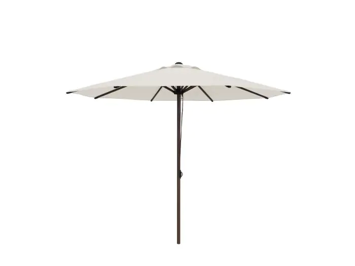 Parasol Luna - Taupe - Ø 300 x H 255 CM - G-Line HW-146551 €89.95 Horeca parasols