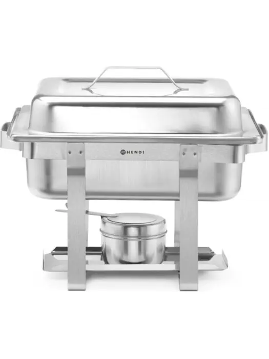 Chafing dish - 1/2 GN - Economic - 4.5 liter - RVS - Hendi - 475201 H475201 €37.97 Chafing dish